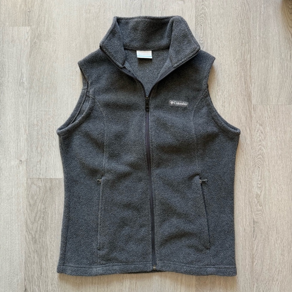 Columbia Dark Gray Fleece Vest